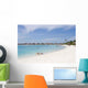 Tropical Beach Hotel 2 Wall Decal