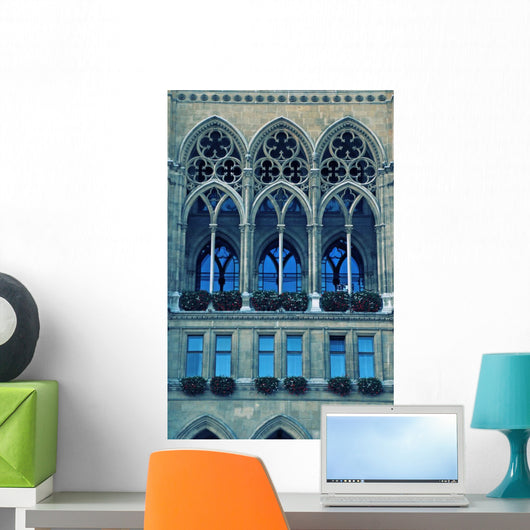 Gothic Cathedral Window Vienna Wall Decal