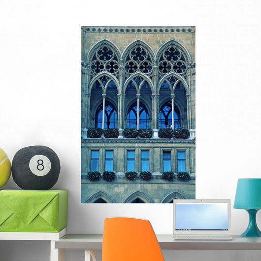 Gothic Cathedral Window Vienna Wall Decal
