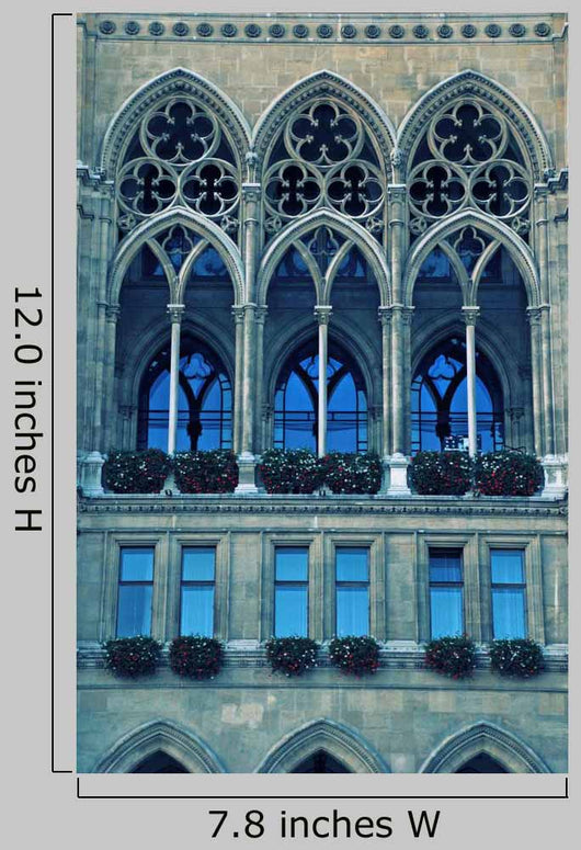 Gothic Cathedral Window Vienna Wall Decal