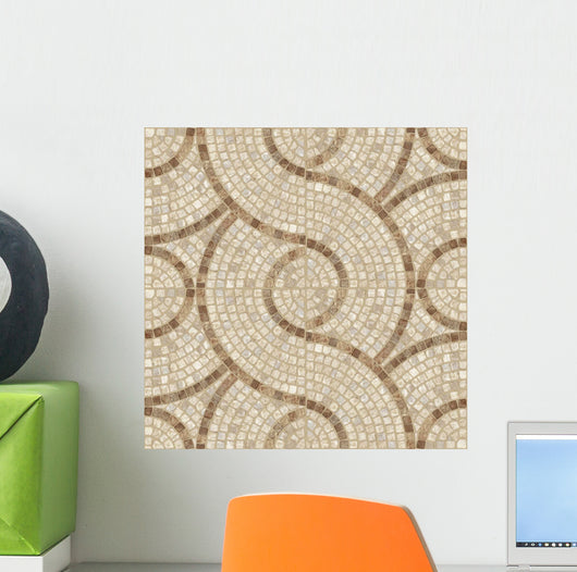Swirling Marble-stone Mosaic Texture Wall Decal