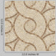 Swirling Marble-stone Mosaic Texture Wall Decal