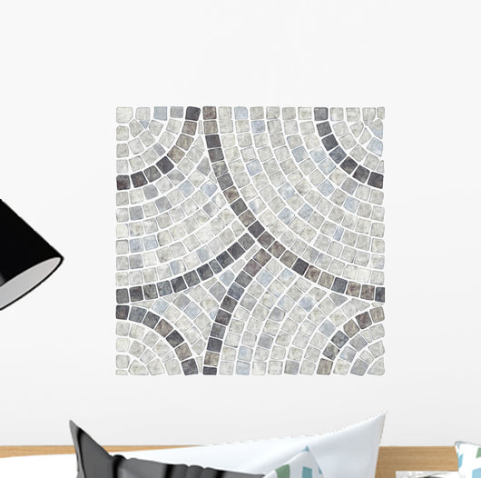 White Marble-stone Mosaic Texture Wall Decal