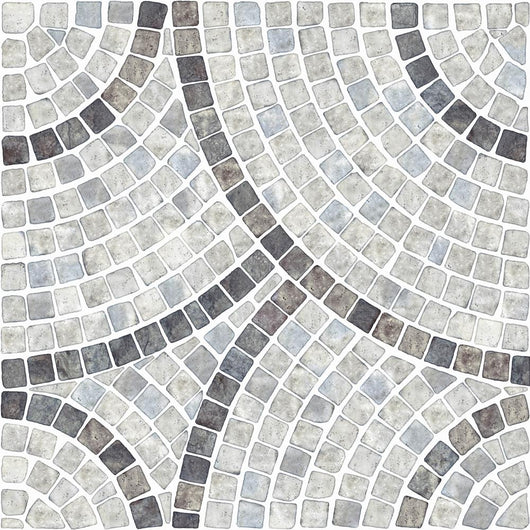 White Marble-stone Mosaic Texture Wall Decal