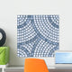 Blue Marble-stone Mosaic Texture Wall Decal