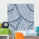 Blue Marble-stone Mosaic Texture Wall Decal