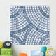 Blue Marble-stone Mosaic Texture Wall Decal