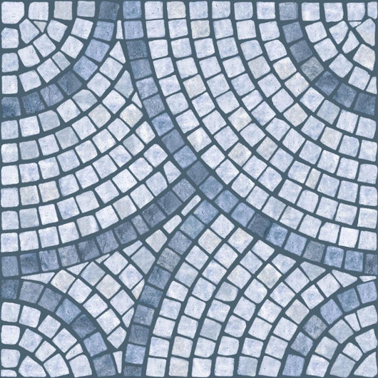 Blue Marble-stone Mosaic Texture Wall Decal