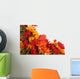 Autumn Flowers Placed Pattern Wall Decal