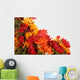 Autumn Flowers Placed Pattern Wall Decal