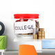 Glass Bank for Tips Wall Decal