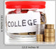 Glass Bank for Tips Wall Decal