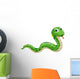 Hissing Cartoon Snake Wall Decal