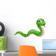 Hissing Cartoon Snake Wall Decal