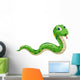 Hissing Cartoon Snake Wall Decal