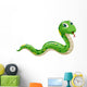 Hissing Cartoon Snake Wall Decal