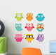 Owls Set Wall Decal