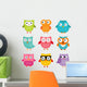 Owls Set Wall Decal