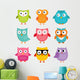 Owls Set Wall Decal