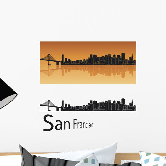 San Francisco Skyline Wall Decal