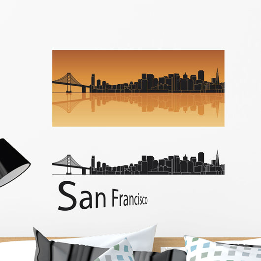 San Francisco Skyline Wall Decal
