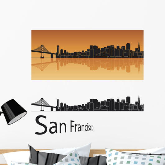 San Francisco Skyline Wall Decal