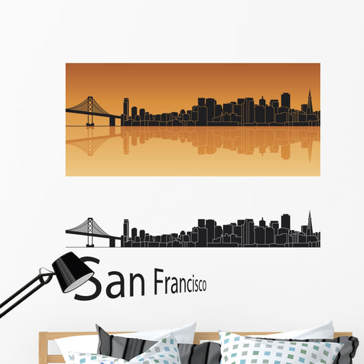 San Francisco Skyline Wall Decal