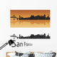 San Francisco Skyline Wall Decal