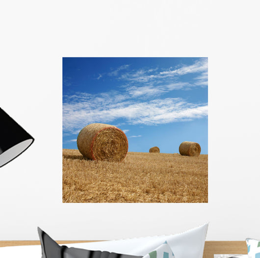 Straw Bales Wall Decal