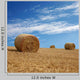 Straw Bales Wall Decal