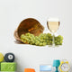 White Wine and Grapes Wall Decal