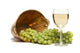 White Wine and Grapes Wall Decal