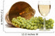 White Wine and Grapes Wall Decal