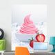 Frozen Strawberry Yogurt Wall Decal