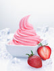 Frozen Strawberry Yogurt Wall Decal