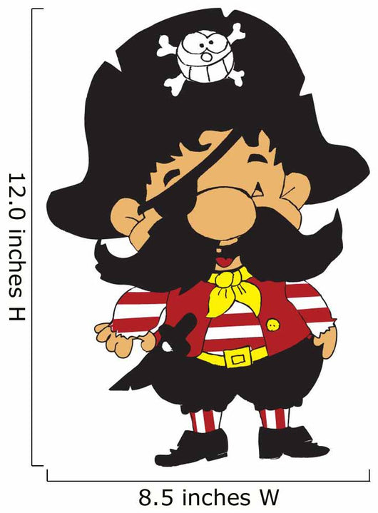 Little Pirate Boy Color Wall Decal