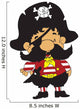 Little Pirate Boy Color Wall Decal