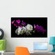 Purple and White Orchid Wall Decal