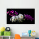 Purple and White Orchid Wall Decal