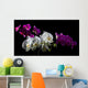 Purple and White Orchid Wall Decal