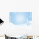 Winter Snow Illustration Wall Decal