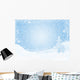 Winter Snow Illustration Wall Decal
