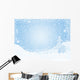 Winter Snow Illustration Wall Decal