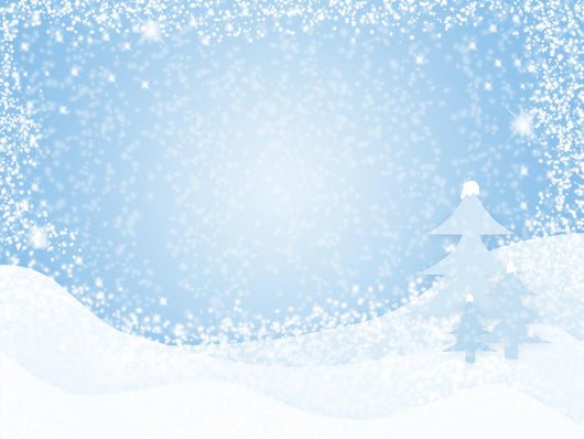 Winter Snow Illustration Wall Decal