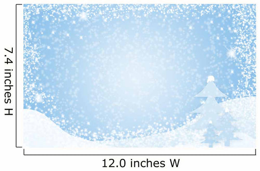 Winter Snow Illustration Wall Decal