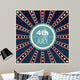 4th of july american independence day Wall Mural
