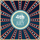 4th of july american independence day Wall Mural