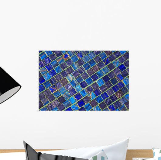 Image Blue Ceramic Tile Wall Decal