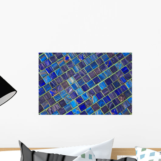 Image Blue Ceramic Tile Wall Decal