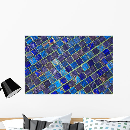 Image Blue Ceramic Tile Wall Decal